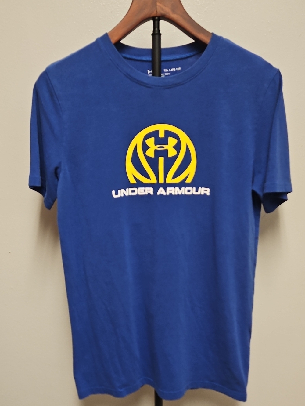 Under Armour Royal Blue Tee with Yellow Logo